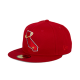 New Era 59Fifty Los Angeles Angels California State Hat - Red