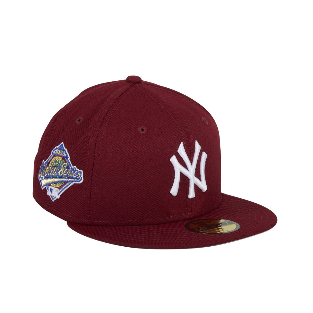 New Era New York Yankees Captain Planet 2.0 1996 World Series Patch Hat Club Exclusive 59FIFTY Fitted Hat Red/Teal