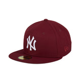 Exclusive New Era 59Fifty New York Yankees 1996 World Series Patch Hat - Cardinal, White