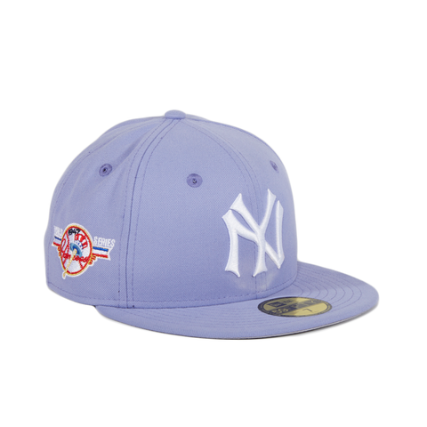 Pre-order Exclusive New Era 59Fifty New York Yankees 1947 World Series Patch Hat - Lavender