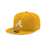 Pre-order Exclusive New Era 59Fifty Atlanta Braves 2017 Inaugural Patch W/ Grey UV Hat - Gold, White