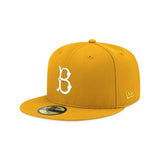 Pre-order Exclusive New Era 59Fifty Brooklyn Dodgers 1955 World Series Patch W/ Grey UV Hat - Gold, White