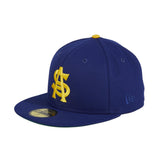 Exclusive New Era 59Fifty San Antonio Missions Hat - Royal, Gold