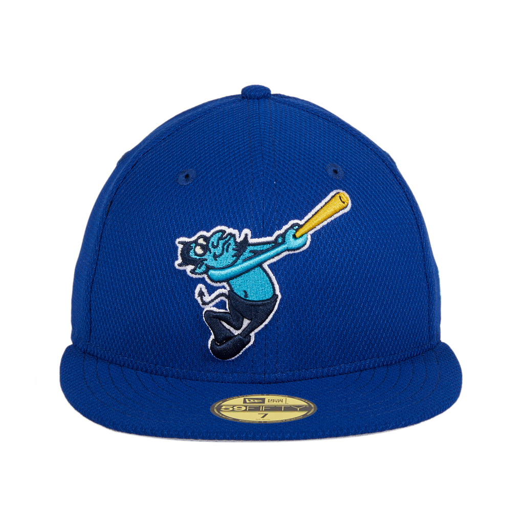 Exclusive New Era 59Fifty Chamuco Swinging  Devil Diamond Era Hat - Royal