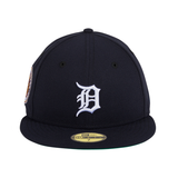 New Era 59Fifty Detroit Tigers 1968 World Series Patch Hat - Navy, White