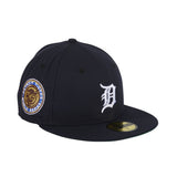 New Era 59Fifty Detroit Tigers 1968 World Series Patch Hat - Navy, White