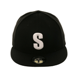 Pre-order Exclusive New Era 59Fifty Seattle Steelheads Pink Undervisor Hat - Black, White