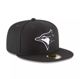 Pre-order Exclusive New Era 59Fifty Toronto Blue Jays Pink Undervisor Hat - Black, White