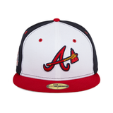 Pre-Order Exclusive New Era 59Fifty Atlanta Braves Alternate Spring Training 2020 Hat - White, Red