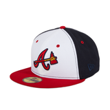 Pre-Order Exclusive New Era 59Fifty Atlanta Braves Alternate Spring Training 2020 Hat - White, Red