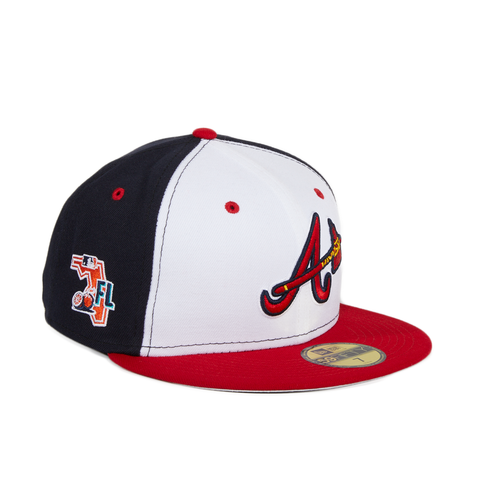 Pre-Order Exclusive New Era 59Fifty Atlanta Braves Alternate Spring Training 2020 Hat - White, Red