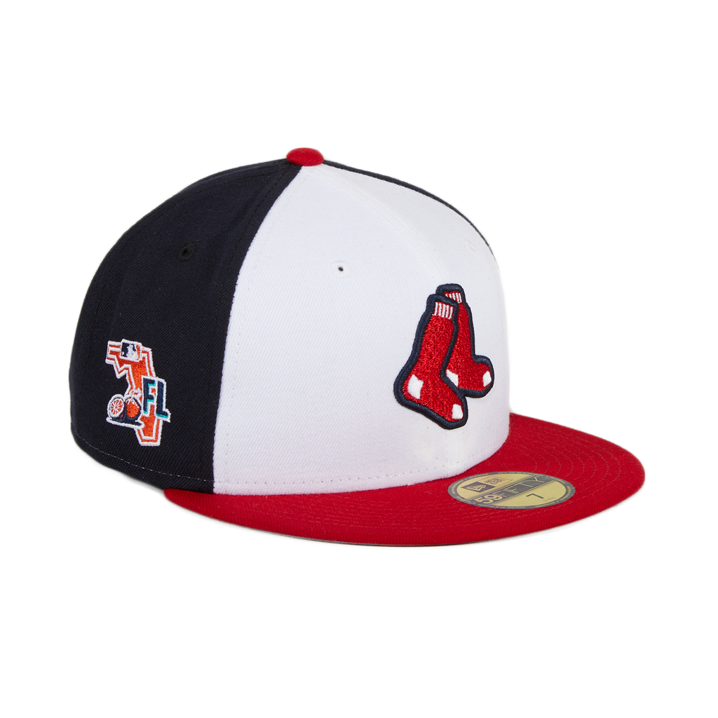 Pre-Order Exclusive New Era 59Fifty Boston Red Sox Alternate Spring Training 2020 Hat - White, Red