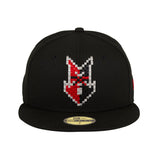 New Era 59Fifty Indianapolis Indians Video Game Night Hat - Black