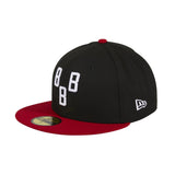 New Era 59Fifty Birmingham Barons Rickwood Classic Hat - 2T Black, Red