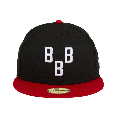 New Era 59Fifty Birmingham Barons Rickwood Classic Hat - 2T Black, Red