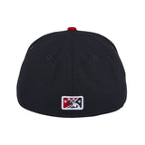 New Era 59Fifty Pawtucket Hot Wiener Hat - 2T Navy Red