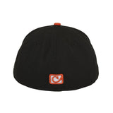 Pre-order Exclusive New Era 59Fifty Chamuco Seals Hat - Black, Orange