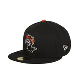 Pre-order Exclusive New Era 59Fifty Chamuco Seals Hat - Black, Orange