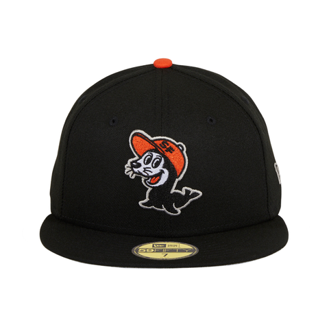 Pre-order Exclusive New Era 59Fifty Chamuco Seals Hat - Black, Orange