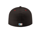 Pre-order Exclusive New Era 59Fifty Atlanta Braves Neon Sugar Skull Hat - Black