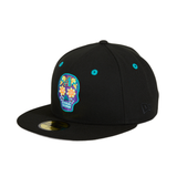 Pre-order Exclusive New Era 59Fifty Arizona Diamondbacks Neon Sugar Skull Hat - Black