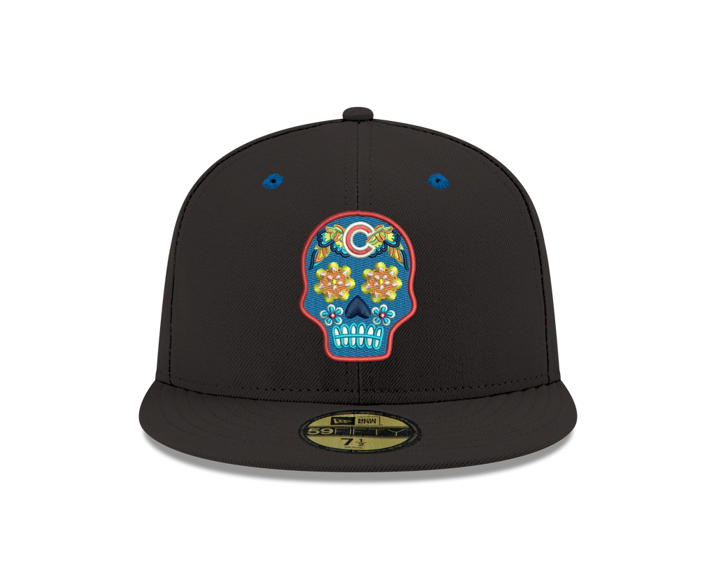 Chicago Cubs 'Día de los Muertos' 59FIFTY Fitted Hat