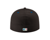 Pre-order Exclusive New Era 59Fifty Chicago Cubs Neon Sugar Skull Hat - Black