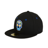 Pre-order Exclusive New Era 59Fifty New York Yankees Neon Sugar Skull Hat - Black