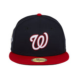 New Era 59Fifty Washington Nationals 2019 World Series Patch Alternate Hat - Navy, Red