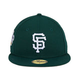 Pre-Order Exclusive New Era 59Fifty San Francisco Giants 2010 World Series Patch w/ Pink UV Hat - Green