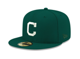 Pre-Order Exclusive New Era 59Fifty Cleveland Indians 2016 World Series Patch w/ Pink UV Hat - Green