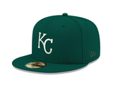 Pre-Order Exclusive New Era 59Fifty Kansas City Royals 2015 World Series Patch w/ Pink UV Hat - Green