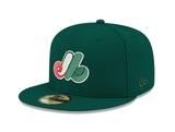 Pre-Order Exclusive New Era 59Fifty Montreal Expos 1982 All Star Game Patch w/ Pink UV Hat - Green