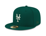 Pre-Order Exclusive New Era 59Fifty New York Mets 2000 World Series Patch w/ Pink UV Hat - Green