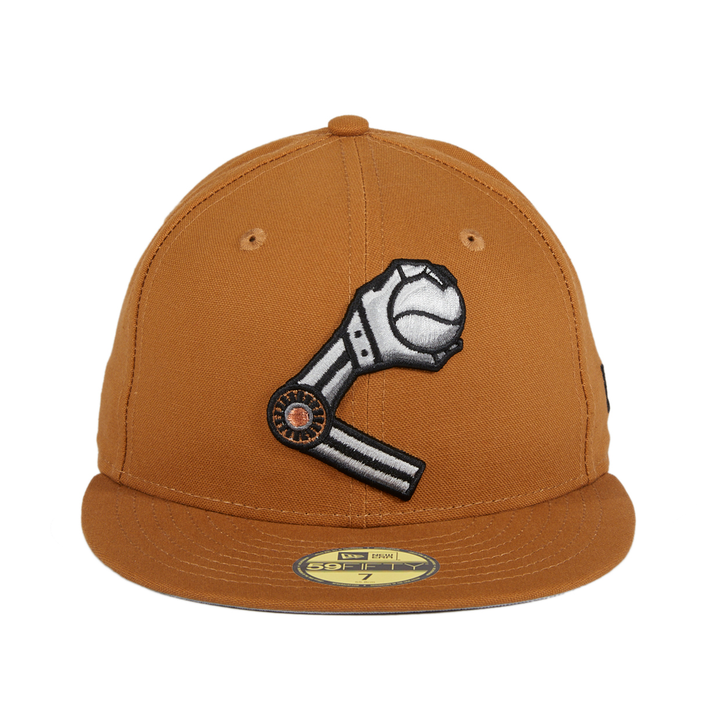 Pre-order Exclusive Dionic New Era 59Fifty Cyborg Wordmark Hat - Khaki