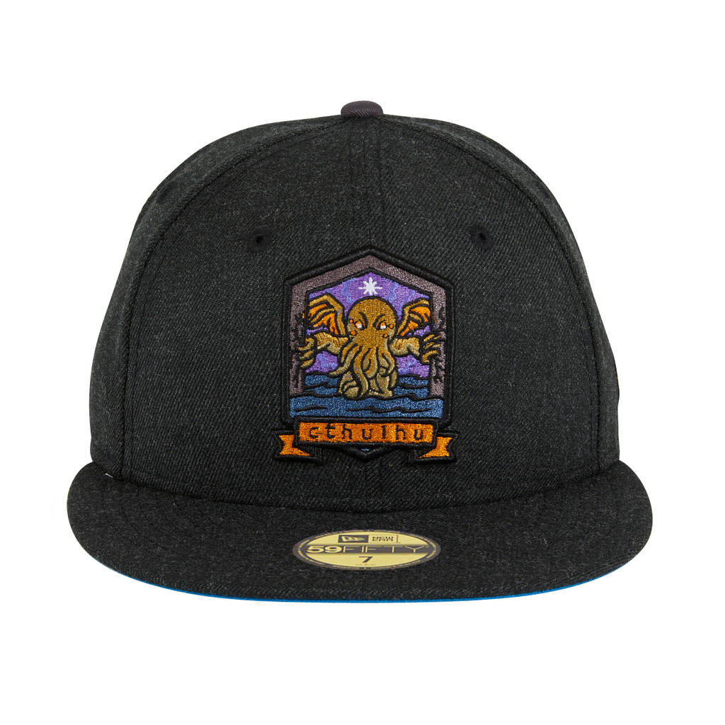 Exclusive New Era 59Fifty Dionic Cthulhu Hat - Black Heather