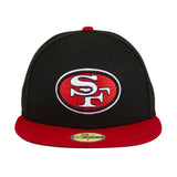 Exclusive New Era 59Fifty San Francisco 49ers 1968 Hat - Black, Red