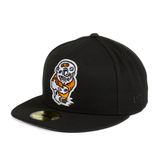 Exclusive New Era 59Fifty Chamuco Brawlers Hat - Black, Orange