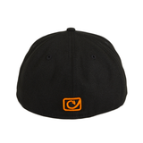 Exclusive New Era 59Fifty Chamuco Brawlers Hat - Black, Orange