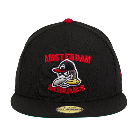 Exclusive New Era 59Fifty Dionic Amsterdam Squabs Word Mark Hat - Black