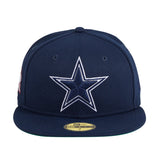 Exclusive New Era 59Fifty Dallas Cowboys 1993 Super Bowl Patch Hat - Navy