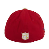 Exclusive New Era 59Fifty San Francisco 49ers Super Bowl 1985 Patch Hat - Red, Metallic Gold