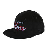 Exclusive New Era 59Fifty Houston Oilers Corduroy Script Snapback - Black