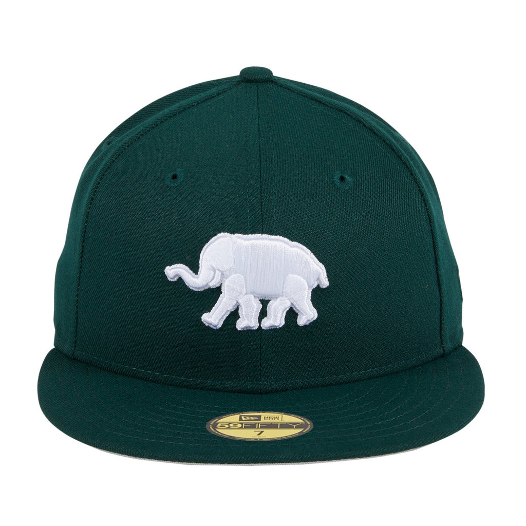 New Era 59Fifty Oakland Athletics BP Logo Hat - Green, White – Hat