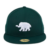 New Era 59Fifty Oakland Athletics BP Logo Hat - Green, White