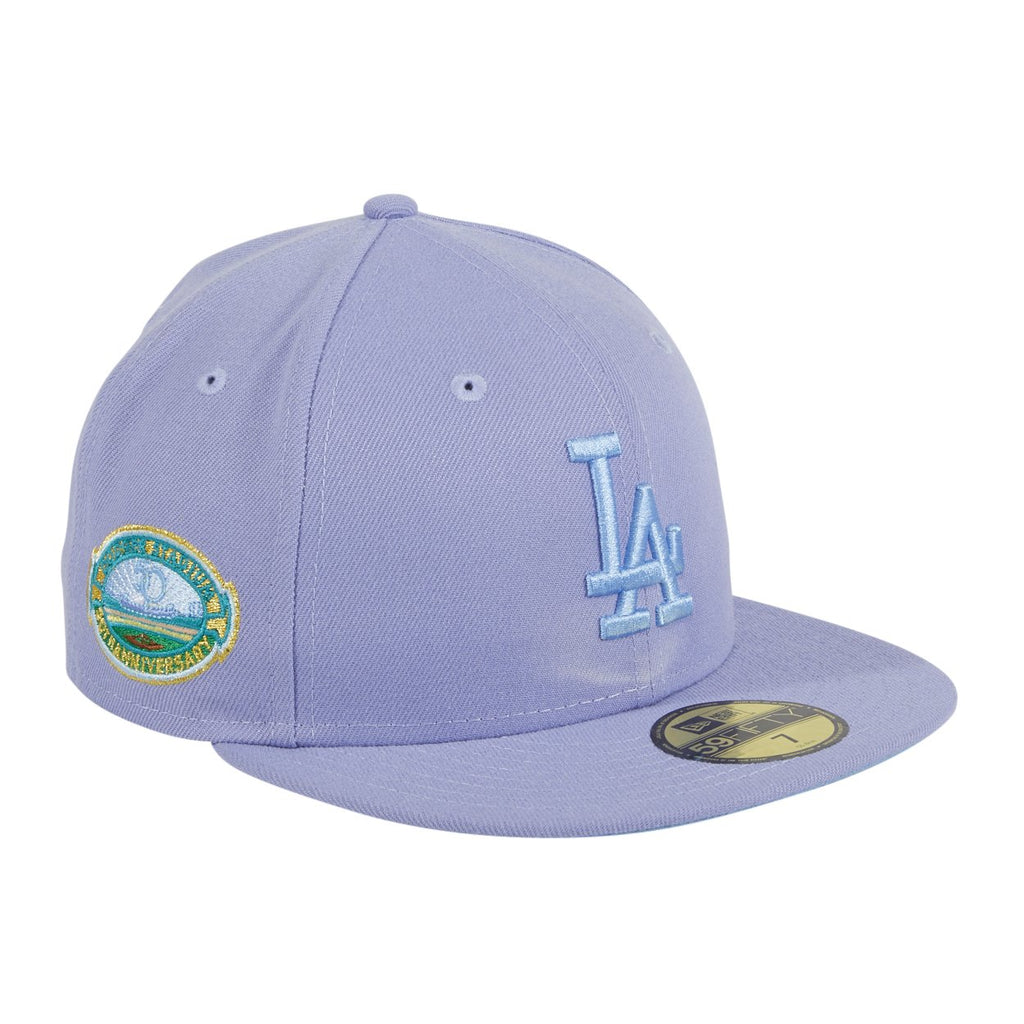 New Era Cap New Era 59Fifty 50th Anniversary LA Dodgers Fitted Cap Lavender