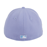 Exclusive New Era 59Fifty Los Angeles Dodgers 50th Anniversary Stadium Patch Hat - Lavender