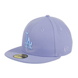 Exclusive New Era 59Fifty Los Angeles Dodgers 50th Anniversary Stadium Patch Hat - Lavender