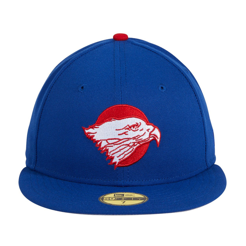 Exclusive New Era 5950 Winston Salem Spirits 1990 Hat- Royal White Red.