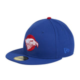 Exclusive New Era 5950 Winston Salem Spirits 1990 Hat- Royal White Red.